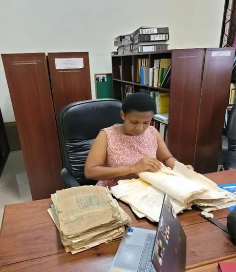Archival research in the Tanzania National Archives