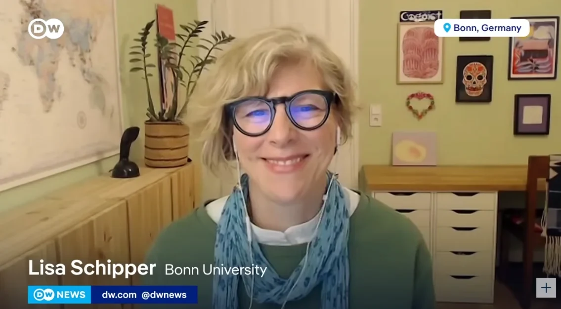 Prof. Dr. Lisa Schipper im Interview mit der Deutschen Welle