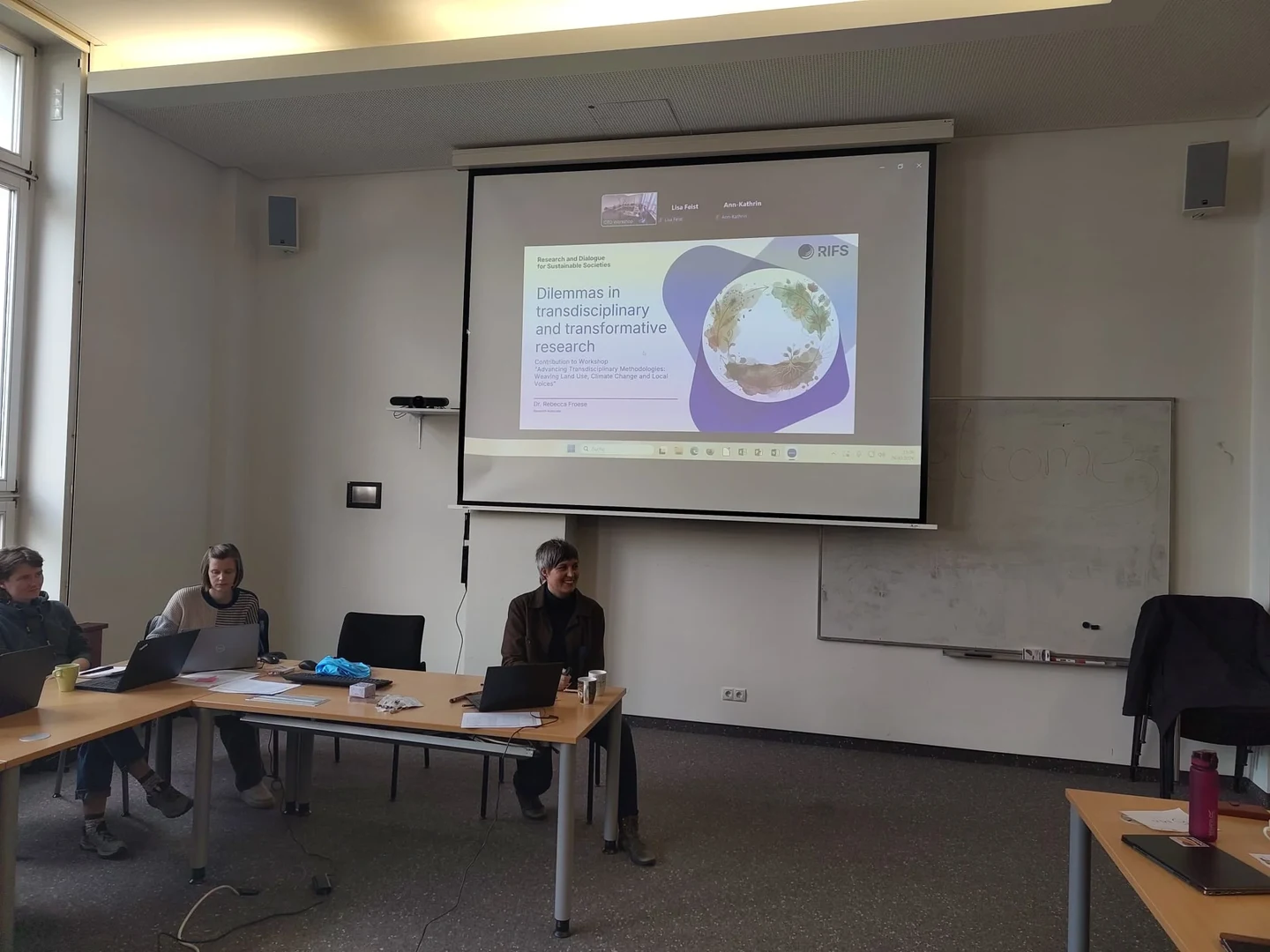 Input: Dr. Rebecca Froese from Helmholtz Research Institute for Sustainability on "Dilemmas in transdisciplinary and transformative research"