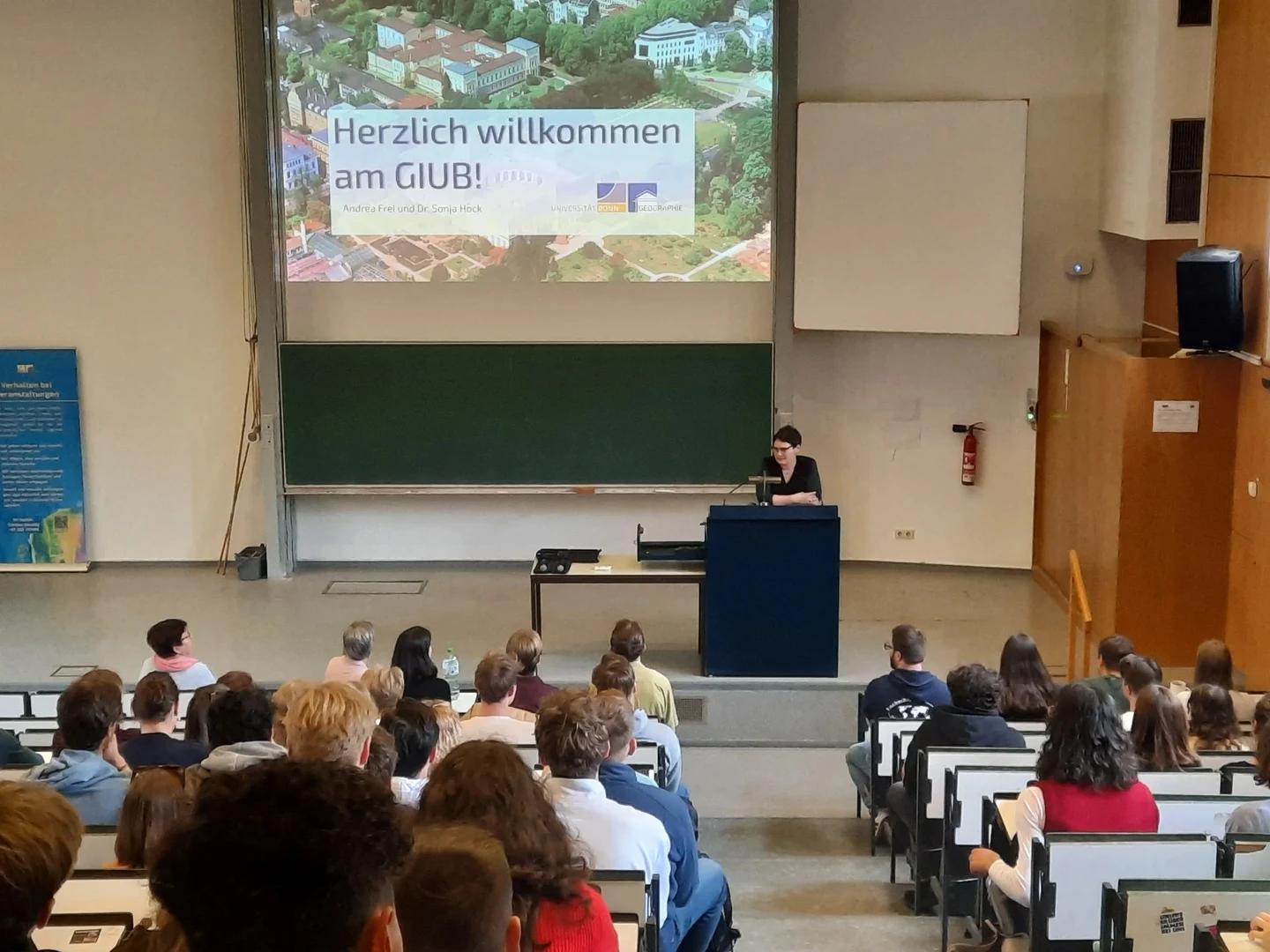 Welcome to first-year students at the Department of Geography at the start of the 2024/25 winter semester